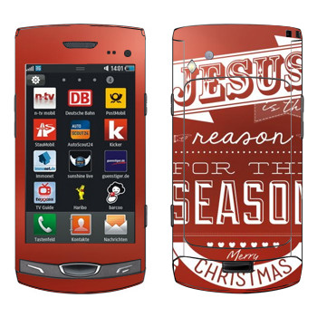   «Jesus is the reason for the season»   Samsung Wave II