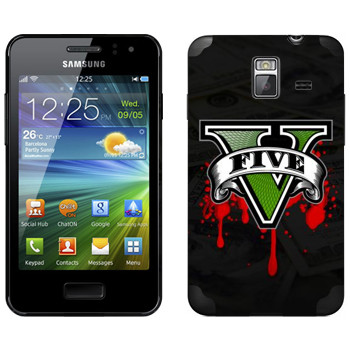   «GTA 5 - logo blood»   Samsung Wave M