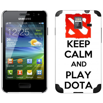   «Keep calm and Play DOTA»   Samsung Wave M