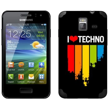   «I love techno»   Samsung Wave M