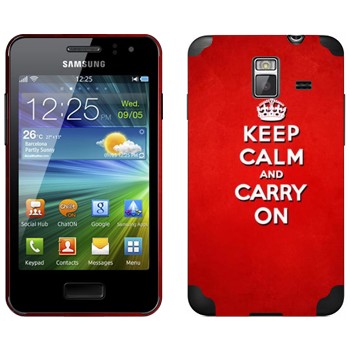   «Keep calm and carry on - »   Samsung Wave M