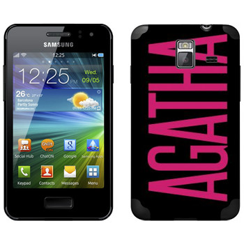   «Agatha»   Samsung Wave M