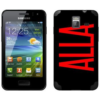   «Alla»   Samsung Wave M