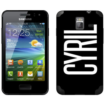   «Cyril»   Samsung Wave M