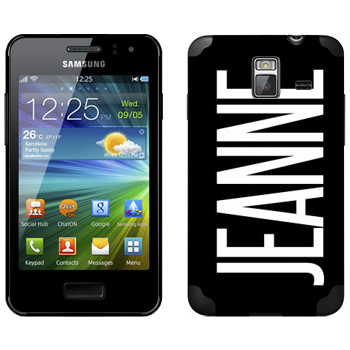   «Jeanne»   Samsung Wave M