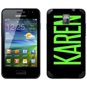   «Karen»   Samsung Wave M