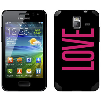   «Love»   Samsung Wave M