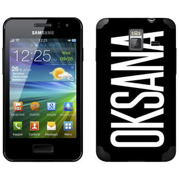   «Oksana»   Samsung Wave M