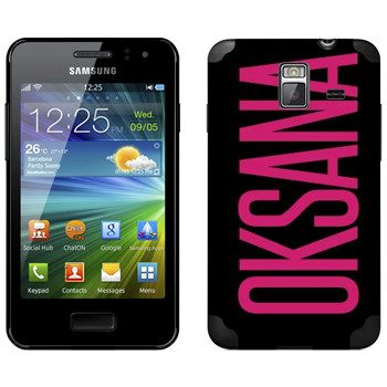   «Oksana»   Samsung Wave M