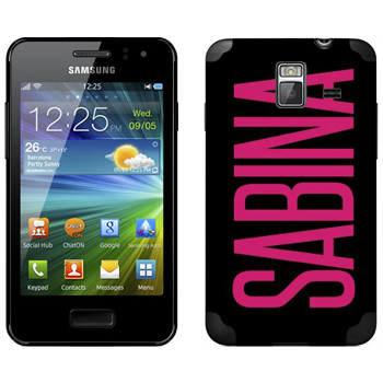   «Sabina»   Samsung Wave M