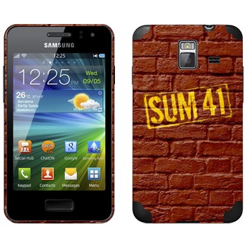   «- Sum 41»   Samsung Wave M