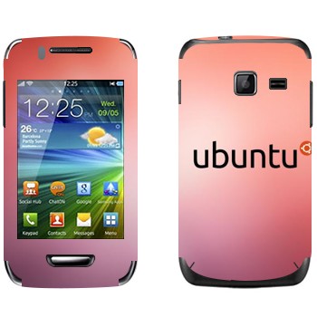   «Ubuntu»   Samsung Wave Y