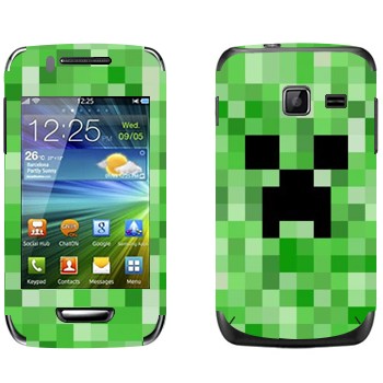  «Creeper face - Minecraft»   Samsung Wave Y