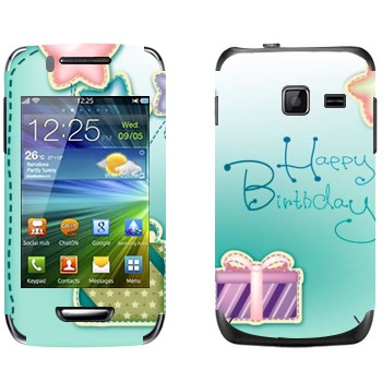   «Happy birthday»   Samsung Wave Y