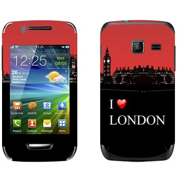   «I love London»   Samsung Wave Y