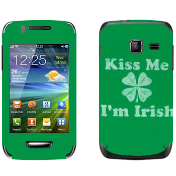   «Kiss me - I'm Irish»   Samsung Wave Y