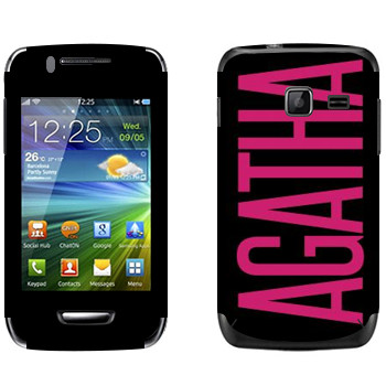   «Agatha»   Samsung Wave Y