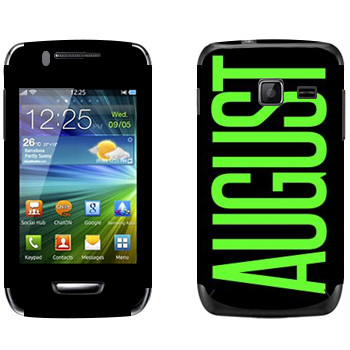   «August»   Samsung Wave Y