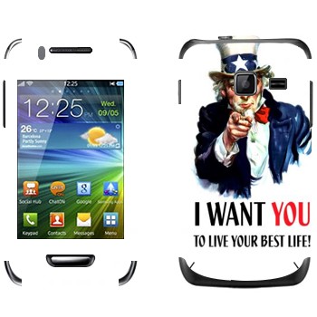   « : I want you!»   Samsung Wave Y