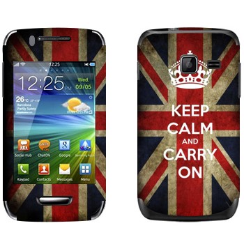   «Keep calm and carry on»   Samsung Wave Y
