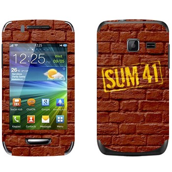   «- Sum 41»   Samsung Wave Y