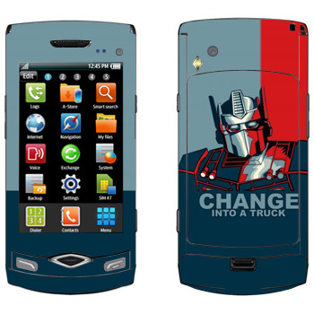   « : Change into a truck»   Samsung Wave S8500