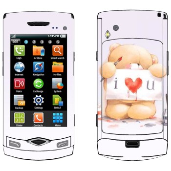   «  - I love You»   Samsung Wave S8500