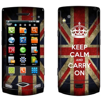   «Keep calm and carry on»   Samsung Wave S8500