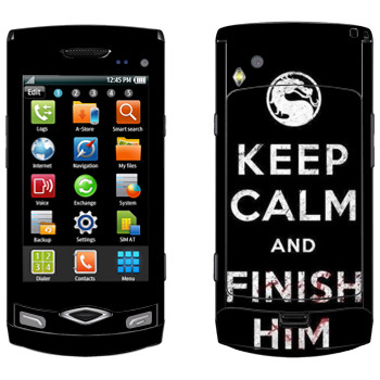   «Keep calm and Finish him Mortal Kombat»   Samsung Wave S8500