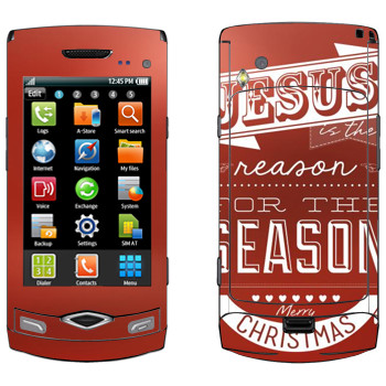   «Jesus is the reason for the season»   Samsung Wave S8500