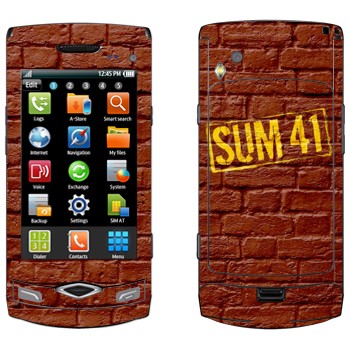   «- Sum 41»   Samsung Wave S8500