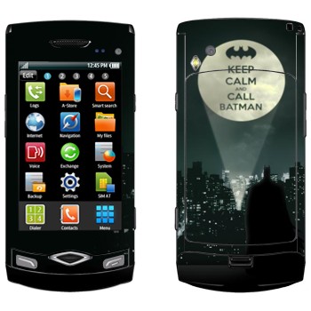   «Keep calm and call Batman»   Samsung Wave S8500