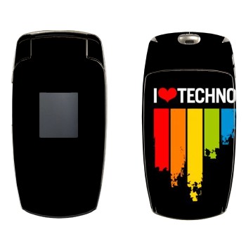   «I love techno»   Samsung X500