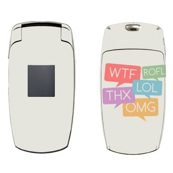   «WTF, ROFL, THX, LOL, OMG»   Samsung X500