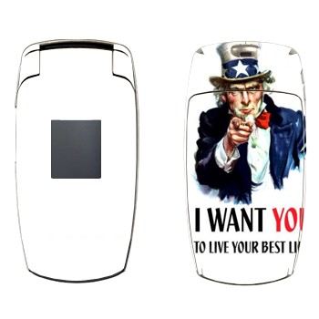   « : I want you!»   Samsung X500
