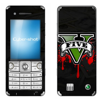   «GTA 5 - logo blood»   Sony Ericsson C510