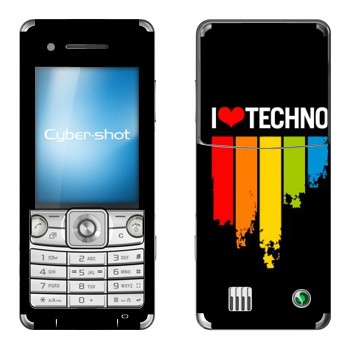   «I love techno»   Sony Ericsson C510