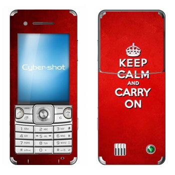   «Keep calm and carry on - »   Sony Ericsson C510