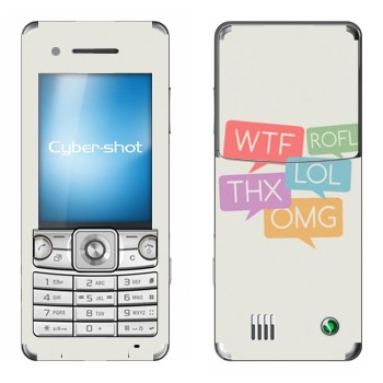   «WTF, ROFL, THX, LOL, OMG»   Sony Ericsson C510