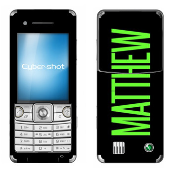   «Matthew»   Sony Ericsson C510