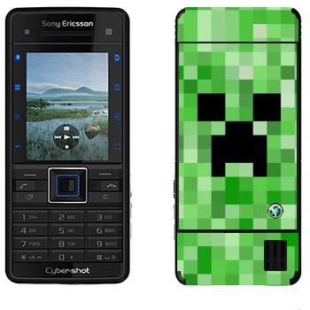   «Creeper face - Minecraft»   Sony Ericsson C902