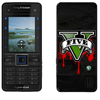   «GTA 5 - logo blood»   Sony Ericsson C902
