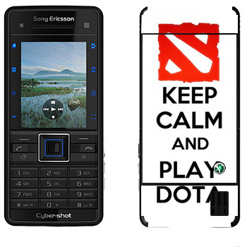   «Keep calm and Play DOTA»   Sony Ericsson C902