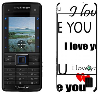   «I Love You -   »   Sony Ericsson C902