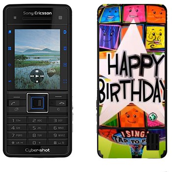   «  Happy birthday»   Sony Ericsson C902