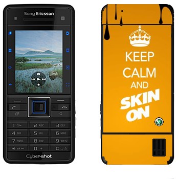   «Keep calm and Skinon»   Sony Ericsson C902