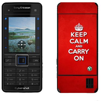   «Keep calm and carry on - »   Sony Ericsson C902