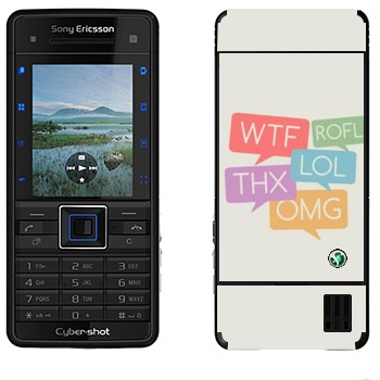   «WTF, ROFL, THX, LOL, OMG»   Sony Ericsson C902