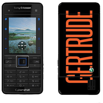   «Gertrude»   Sony Ericsson C902