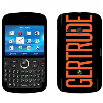  «Gertrude»   Sony Ericsson CK13 Txt